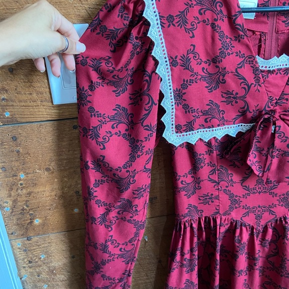 Vintage Gunne Sax prairie collar dress size 9 - Picture 13 of 14